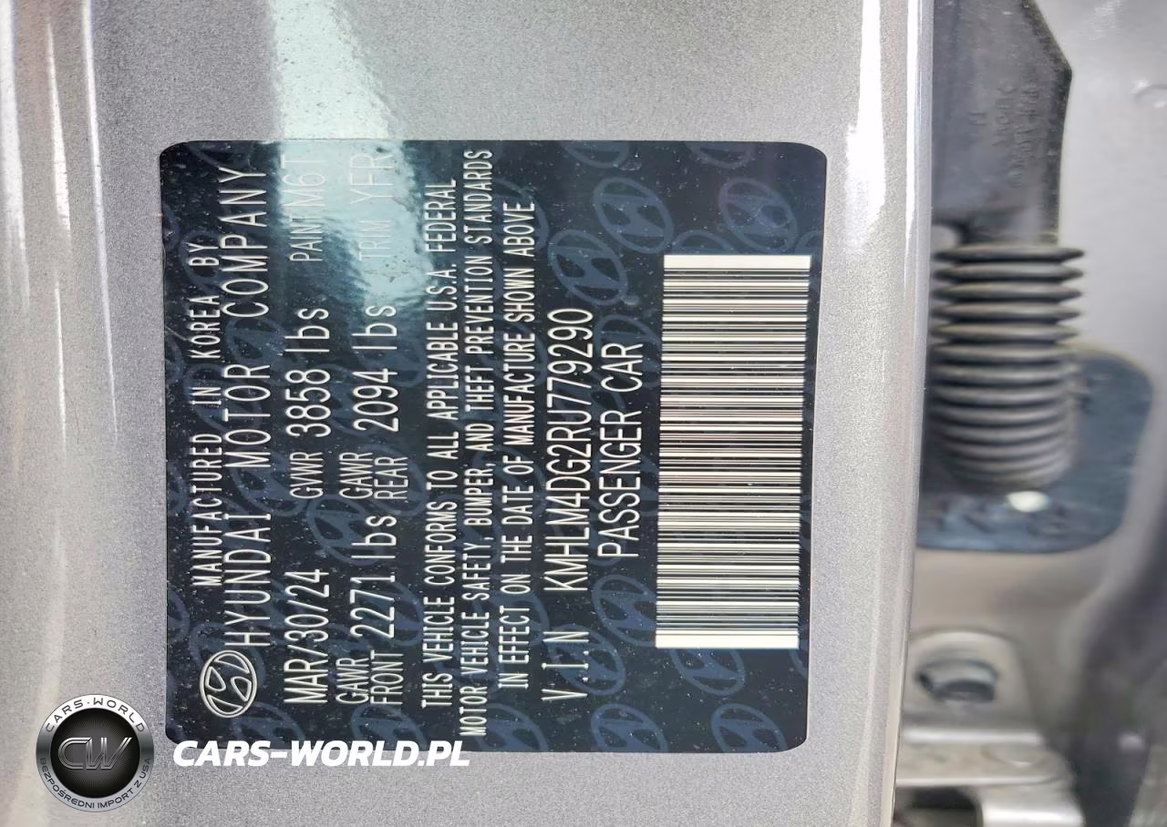 2024 Hyundai Elantra Sel VIN:KMHLM4DG2RU779290 - 13