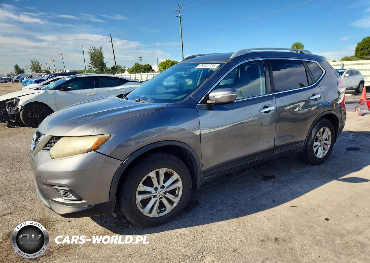 2014 Nissan Rogue Sv VIN:5N1AT2MT7EC873838 - 1