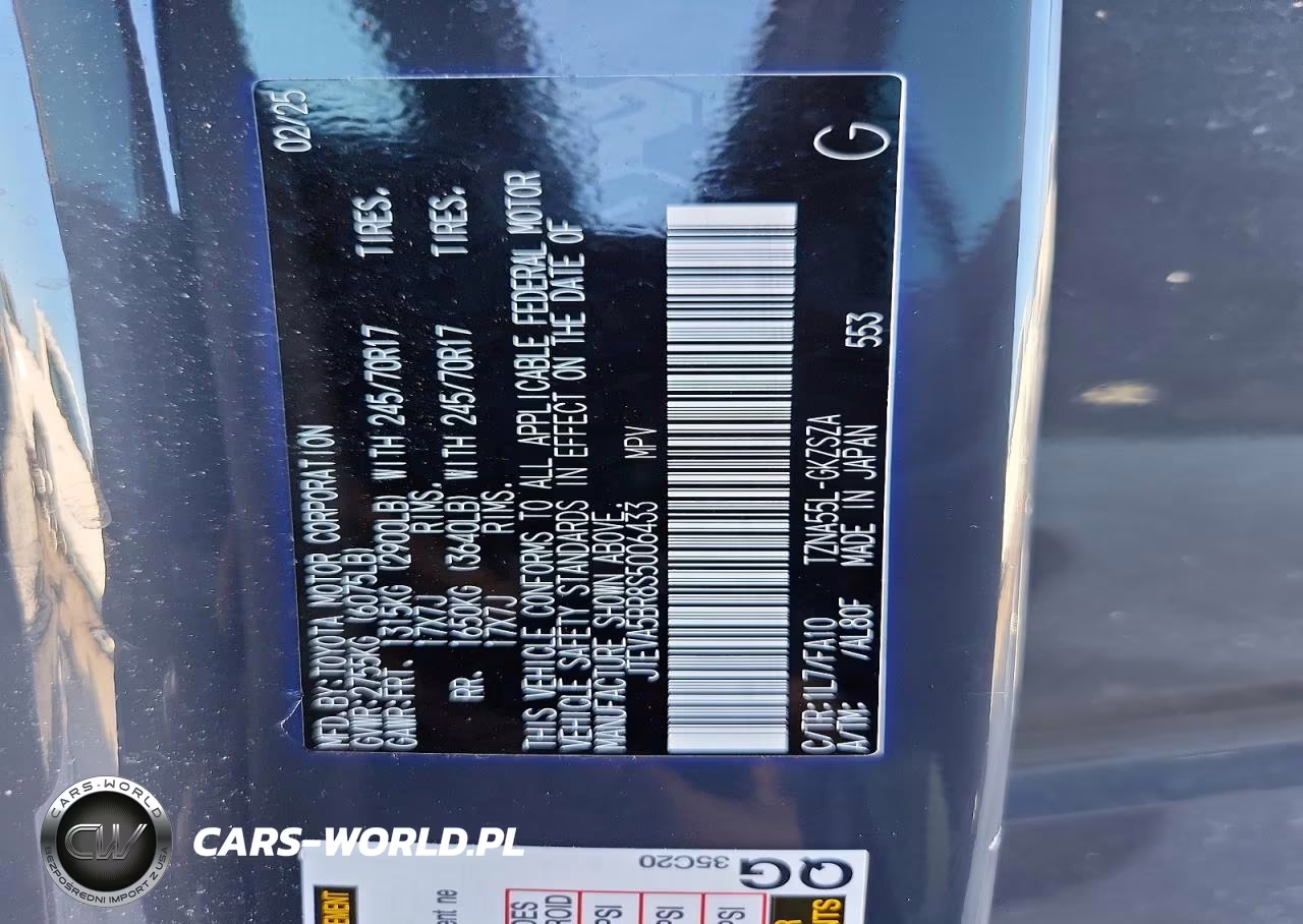 2025 Toyota 4Runner Sr5 VIN:JTEVA5BR8S5006433 - 13