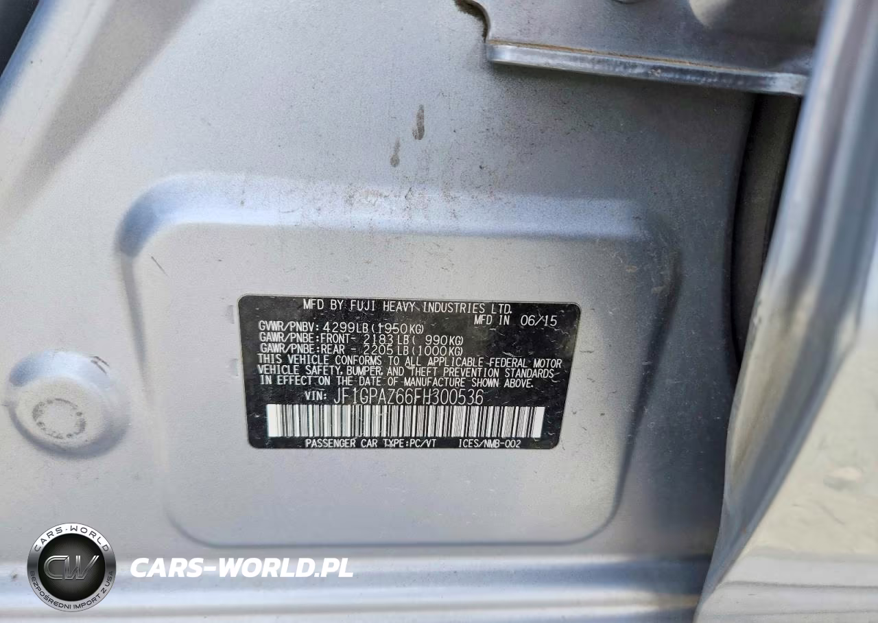 2015 Subaru Impreza Sport Limited VIN:JF1GPAZ66FH300536 - 12