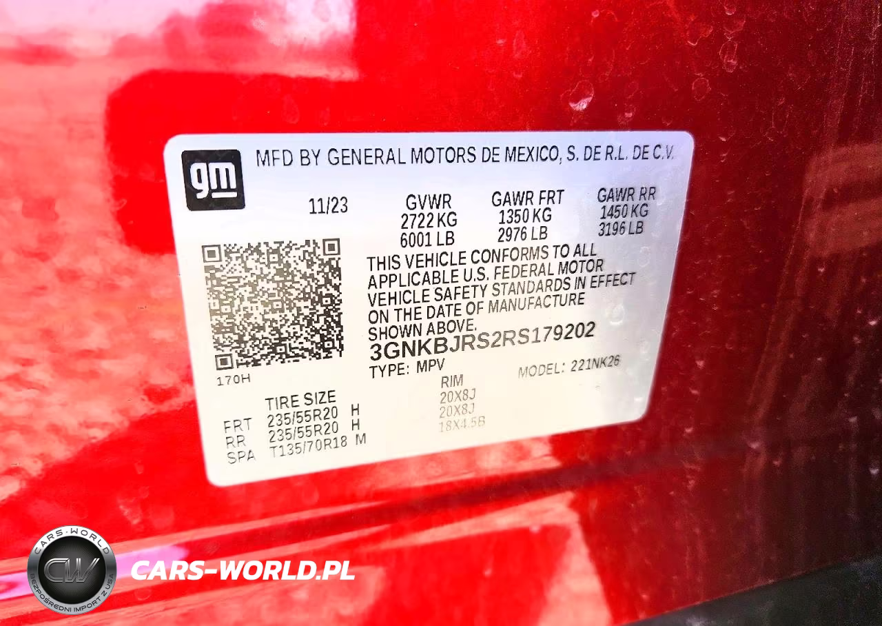 2024 Chevrolet Blazer 3Lt VIN:3GNKBJRS2RS179202 - 12