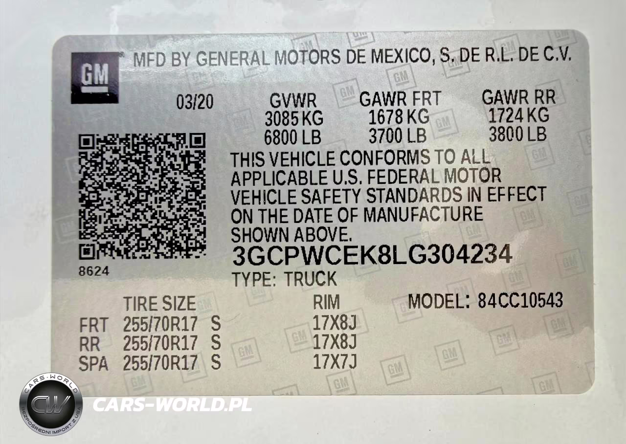 2020 Chevrolet Silverado C1500 Lt VIN:3GCPWCEK8LG304234 - 15