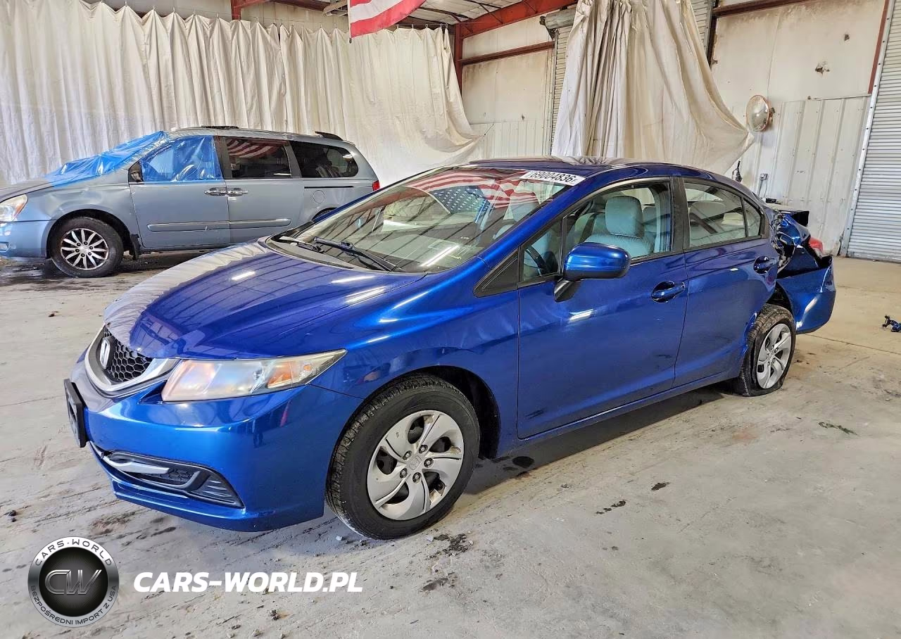 2015 Honda Civic Lx VIN:19XFB2F54FE276863 - 1