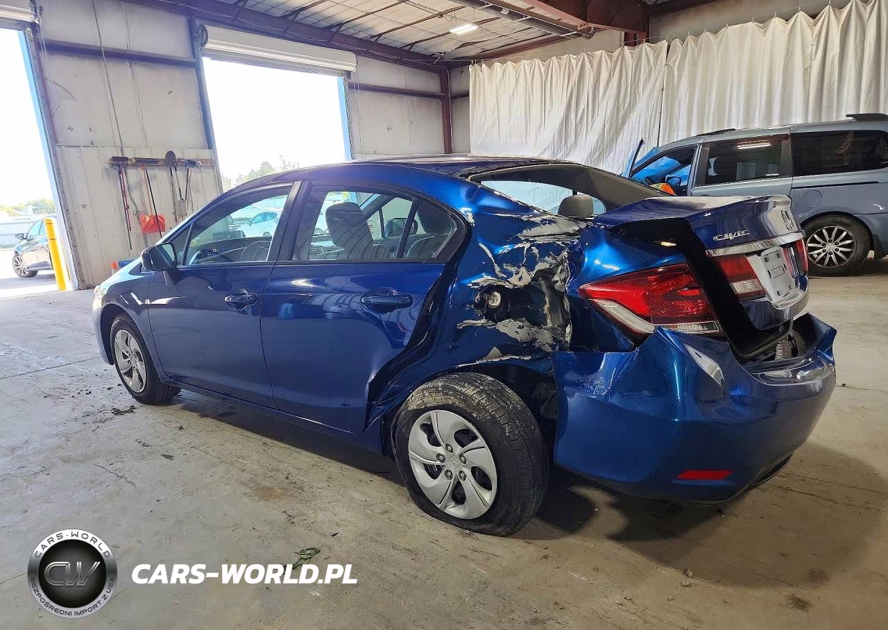 2015 Honda Civic Lx VIN:19XFB2F54FE276863 - 2