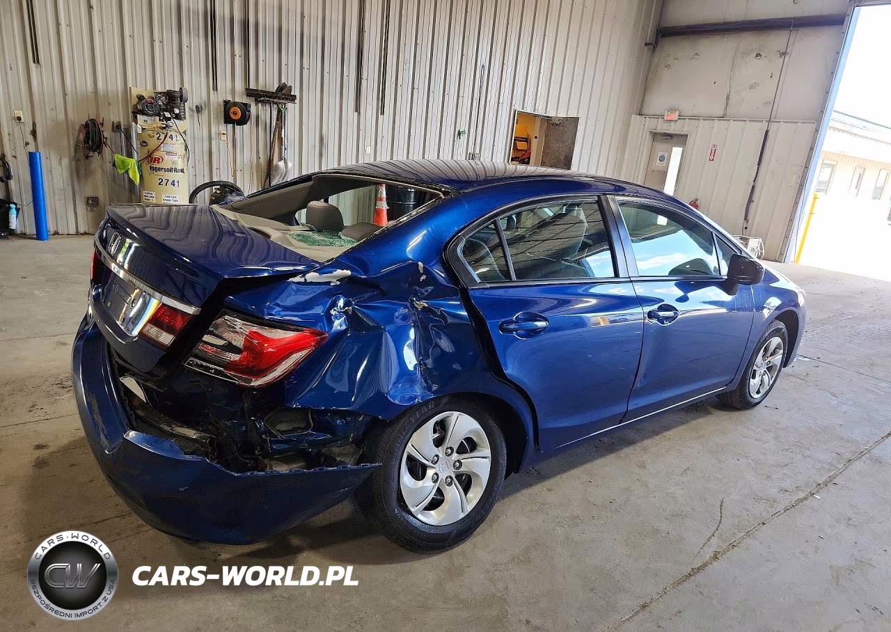 2015 Honda Civic Lx VIN:19XFB2F54FE276863 - 3