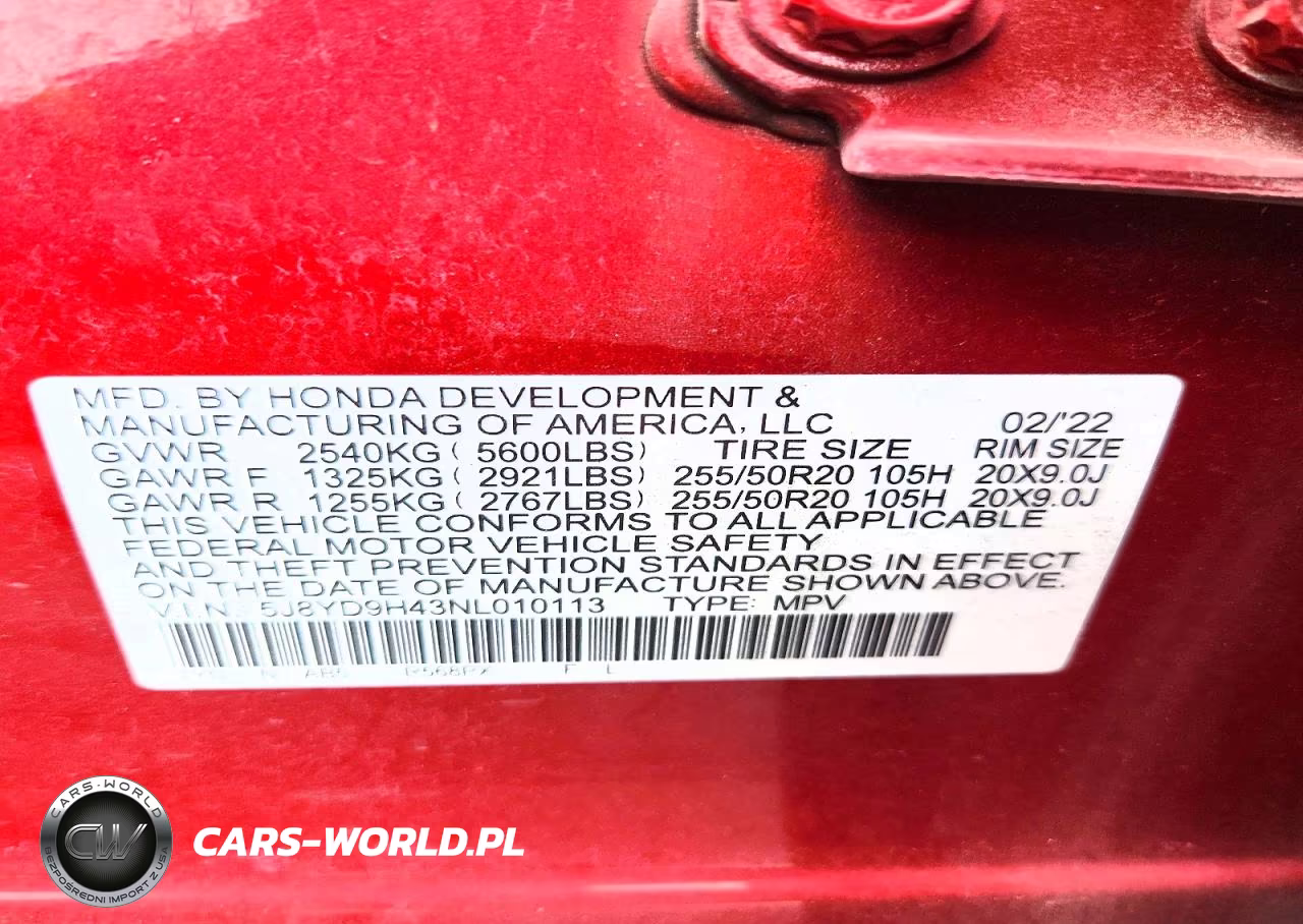 2022 Acura Mdx Technology VIN:5J8YD9H43NL010113 - 13