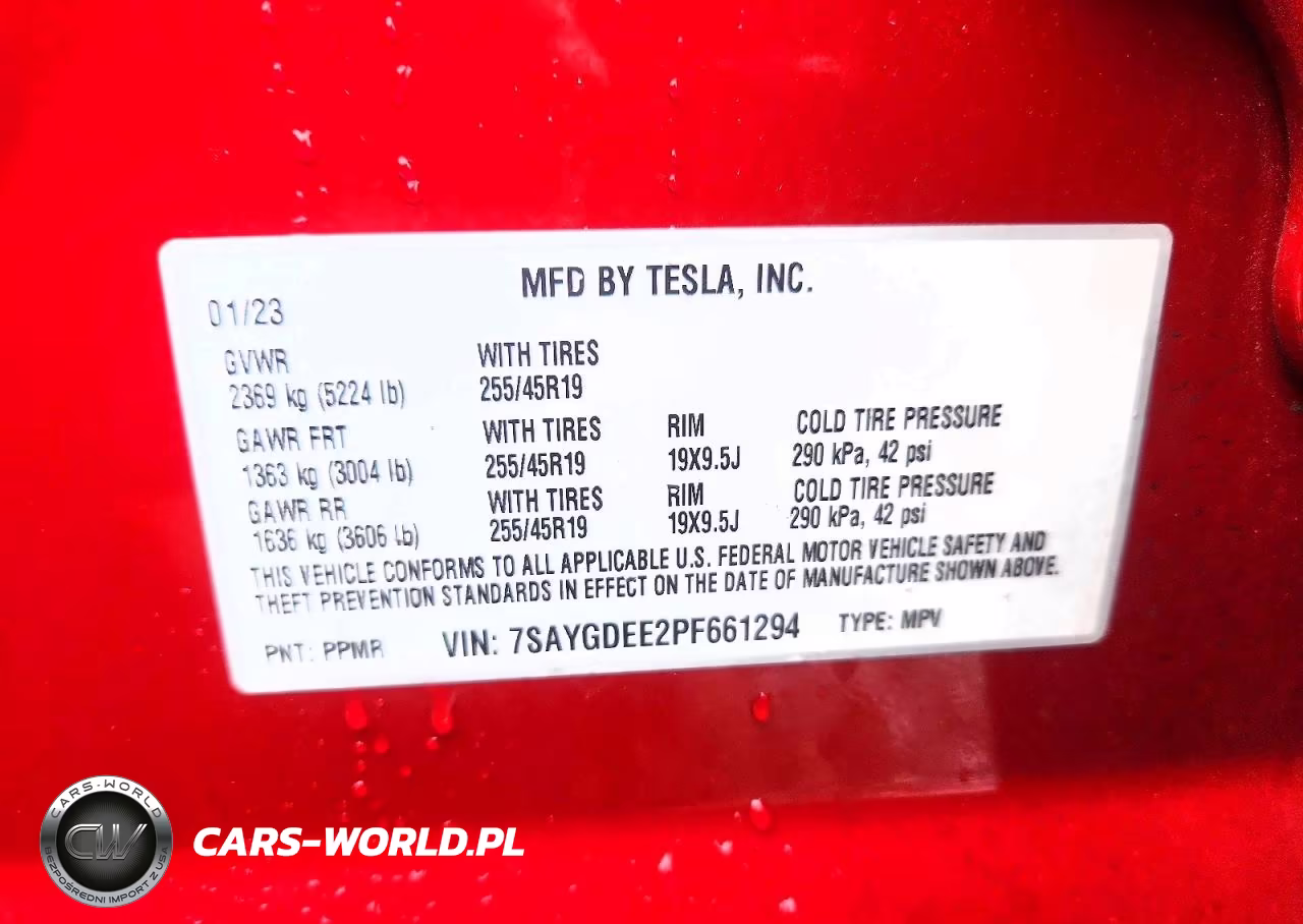 2023 Tesla Model Y VIN:7SAYGDEE2PF661294 - 13