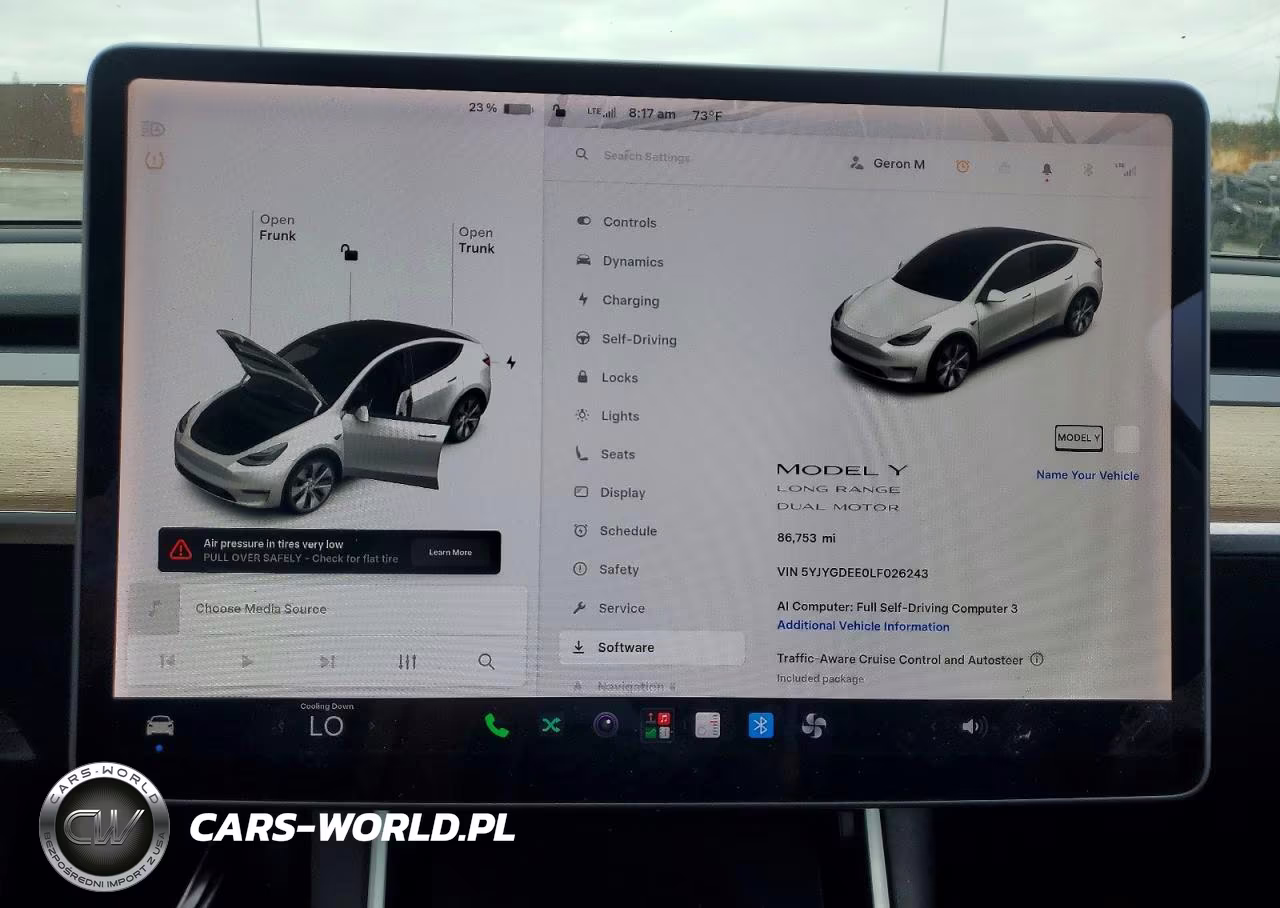 2020 Tesla Model Y VIN:5YJYGDEE0LF026243 - 9