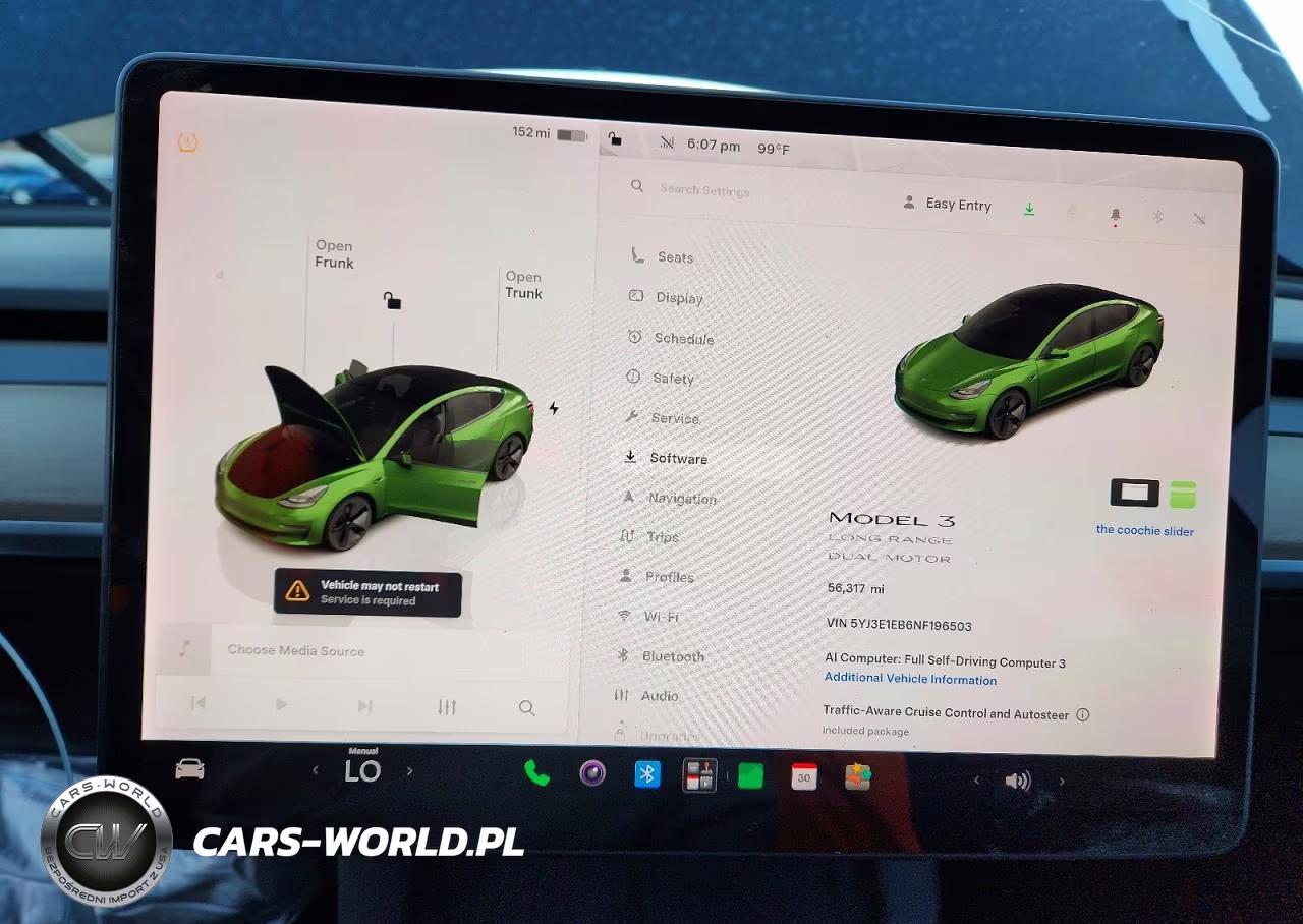 2022 Tesla Model 3 VIN:5YJ3E1EB6NF196503 - 9