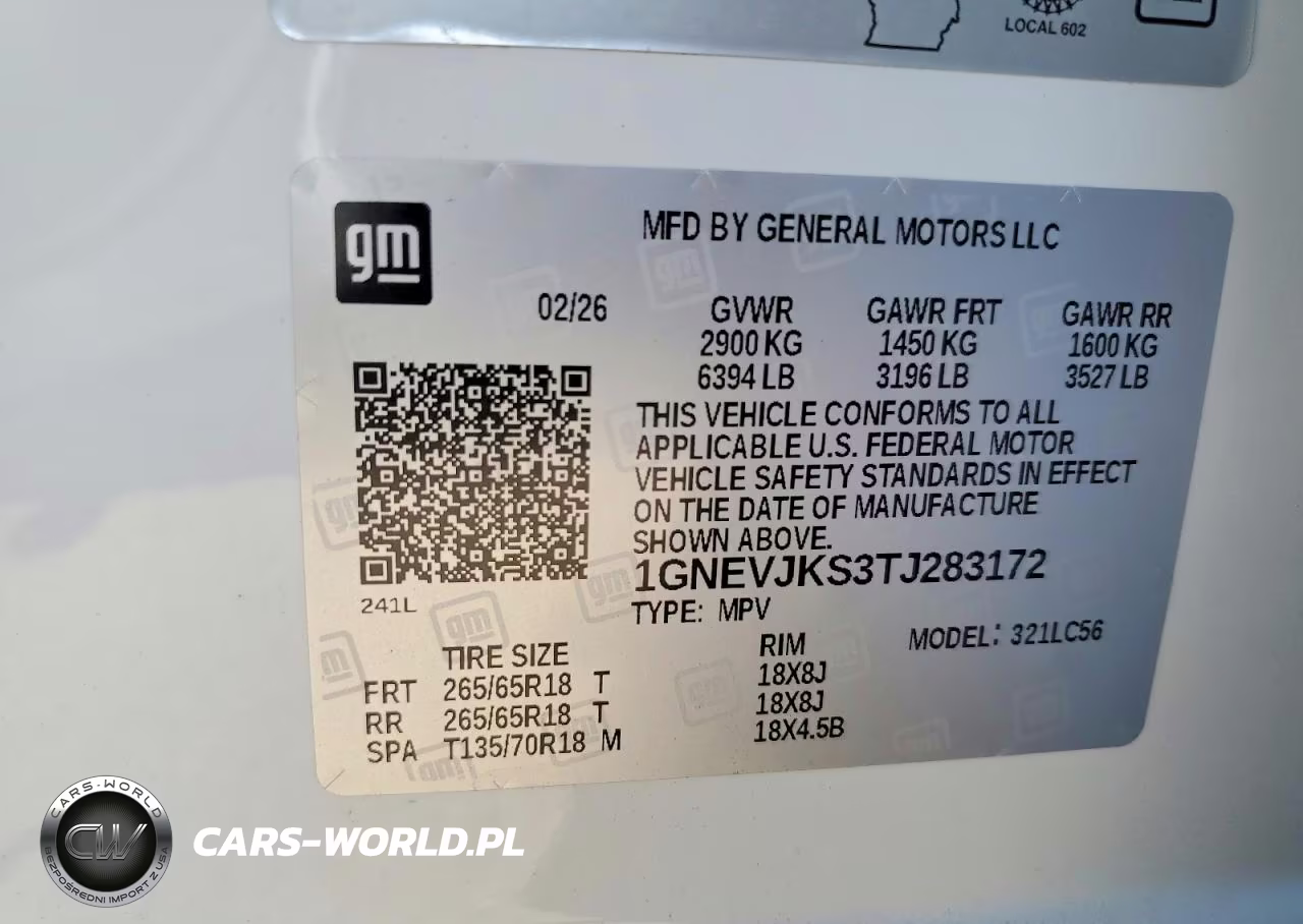 2026 Chevrolet Traverse Z71 VIN:1GNEVJKS3TJ283172 - 13