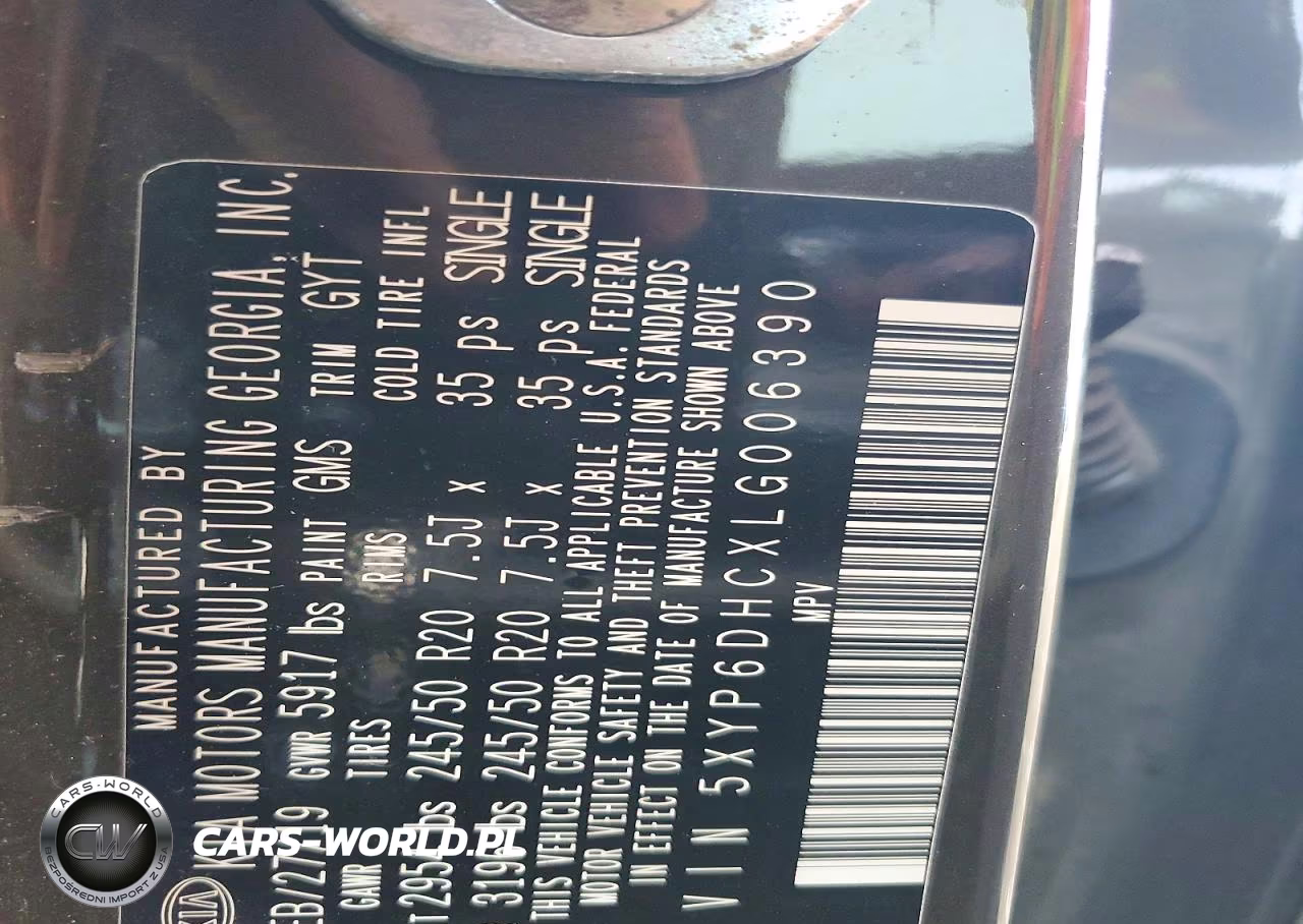 2020 Kia Telluride S VIN:5XYP6DHCXLG006390 - 14