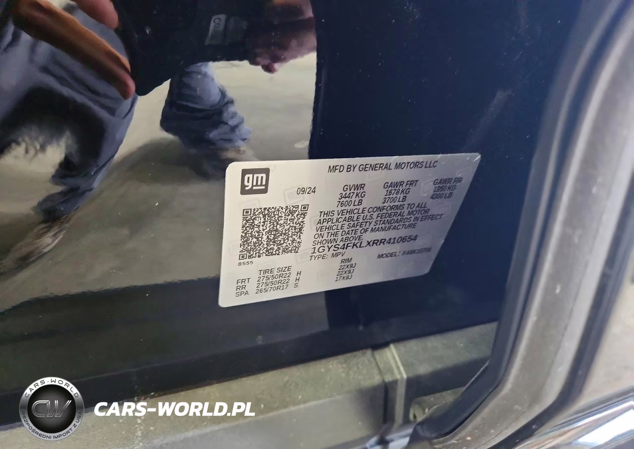 2024 Cadillac Escalade Sport VIN:1GYS4FKLXRR410654 - 14