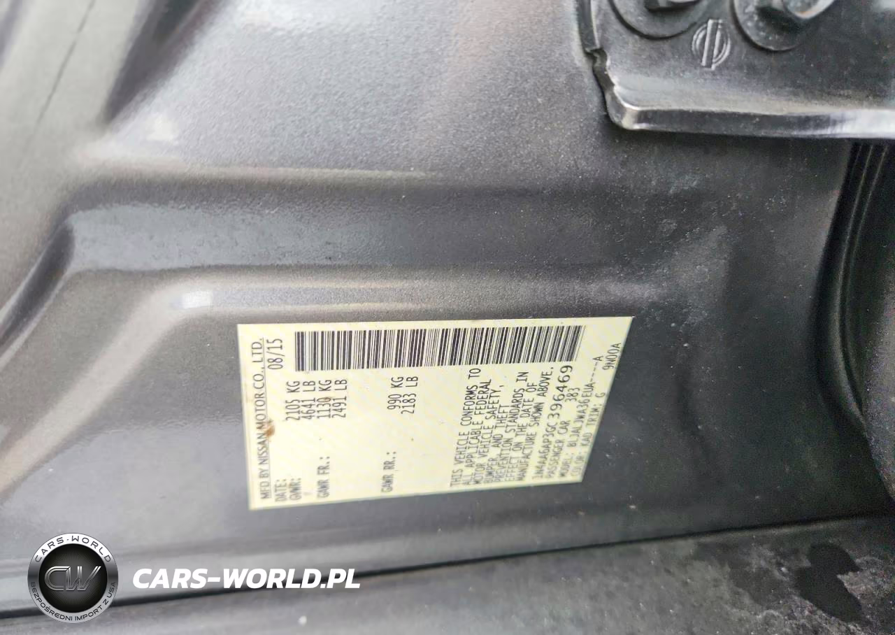 2016 Nissan Maxima 3.5 Sv VIN:1N4AA6AP3GC396469 - 12
