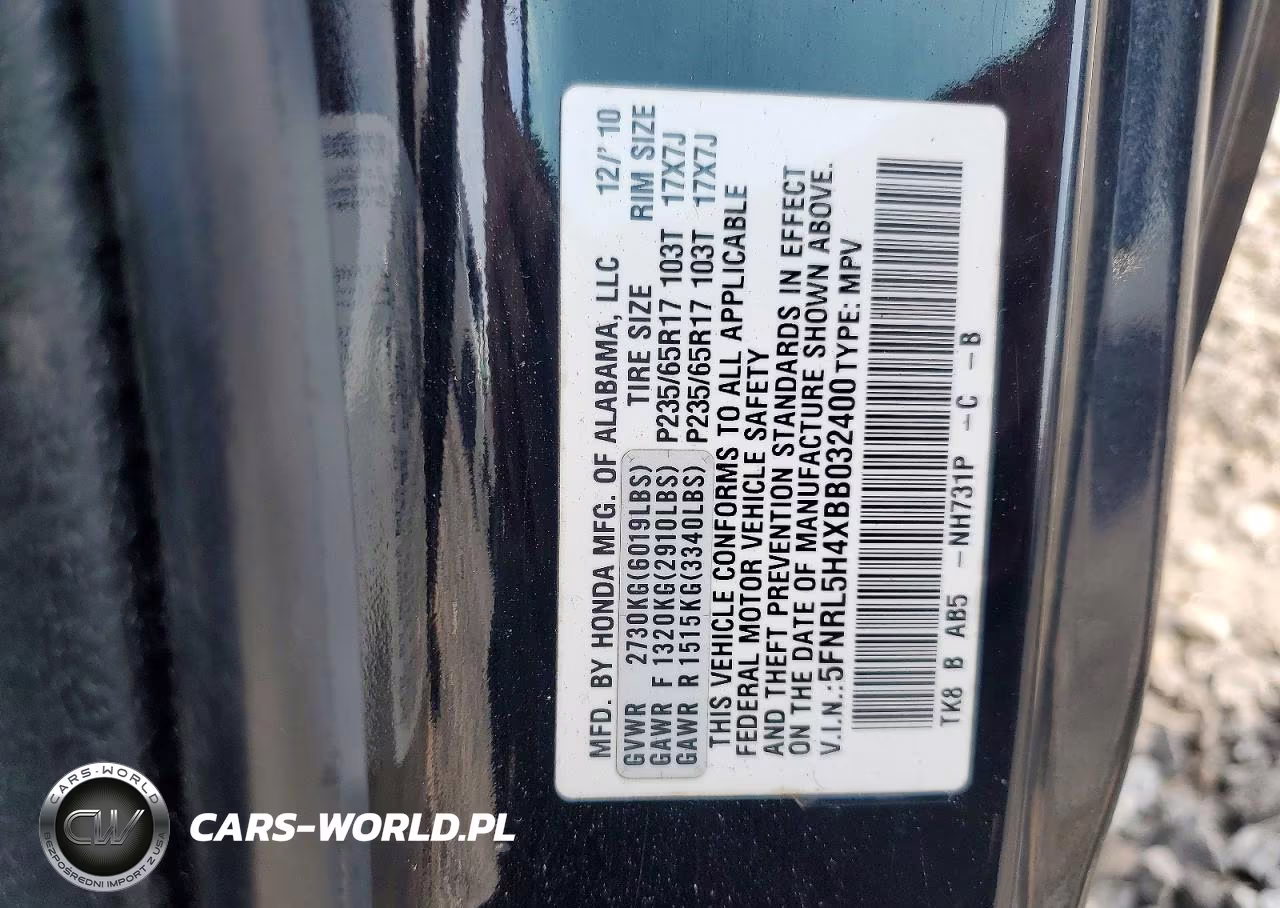 2011 Honda Odyssey Ex VIN:5FNRL5H4XBB032400 - 13