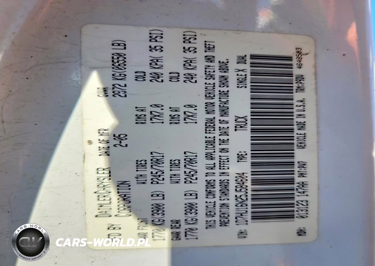 2005 Dodge Ram 1500 St VIN:1D7HU16N25J584604 - 13