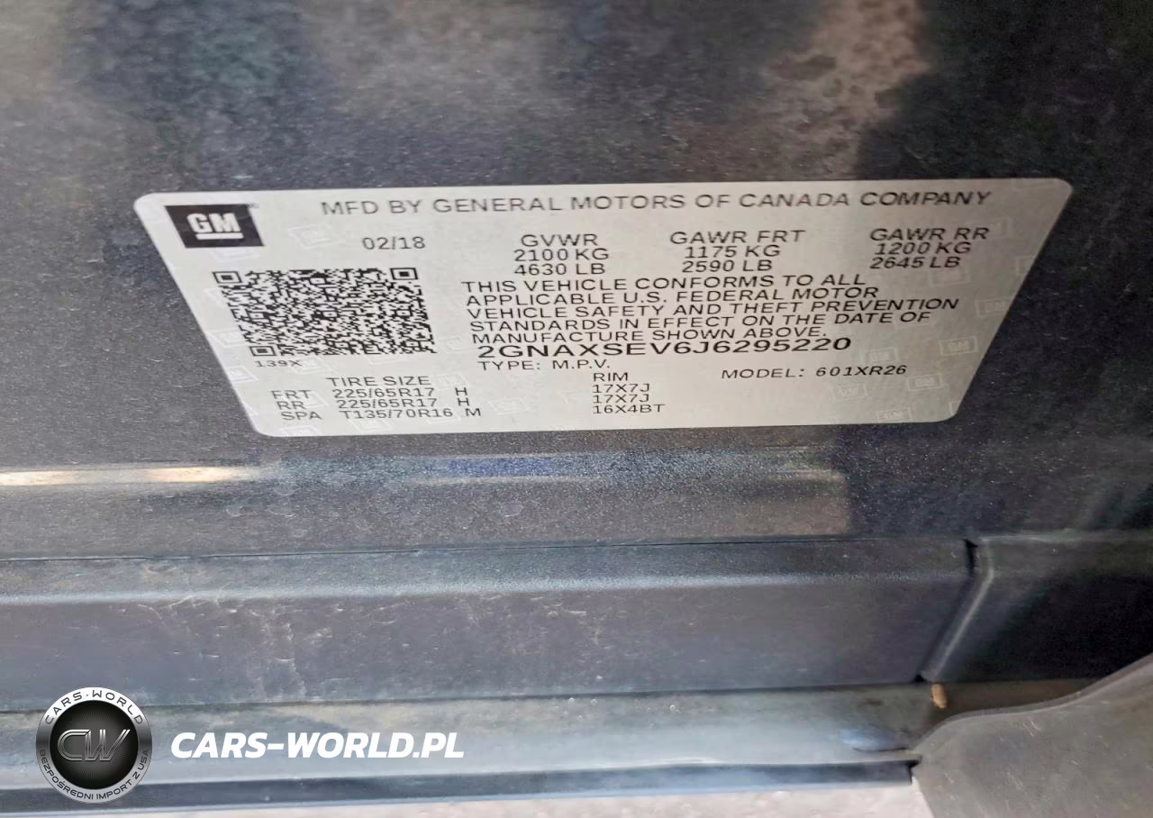 2018 Chevrolet Equinox Lt VIN:2GNAXSEV6J6295220 - 13