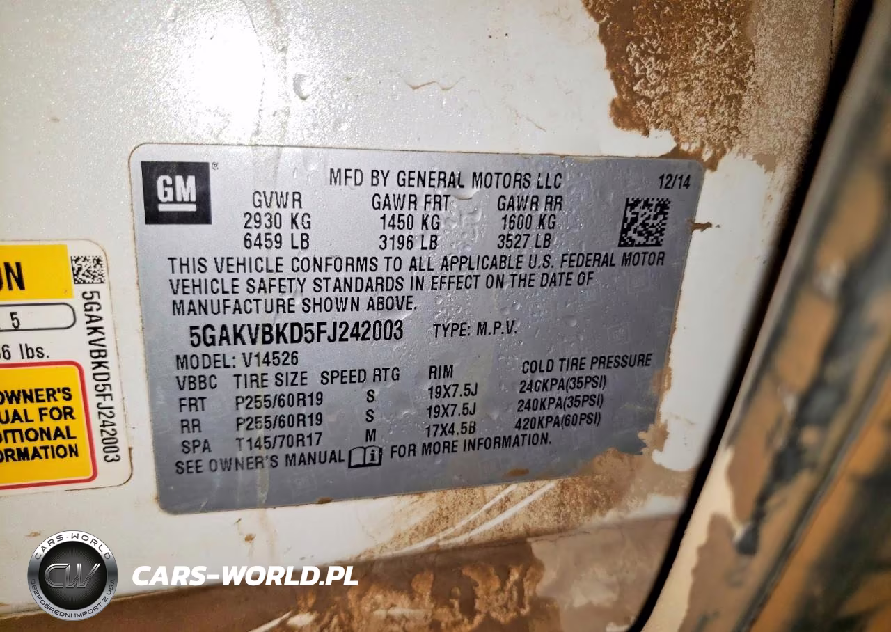 2015 Buick Enclave VIN:5GAKVBKD5FJ242003 - 13