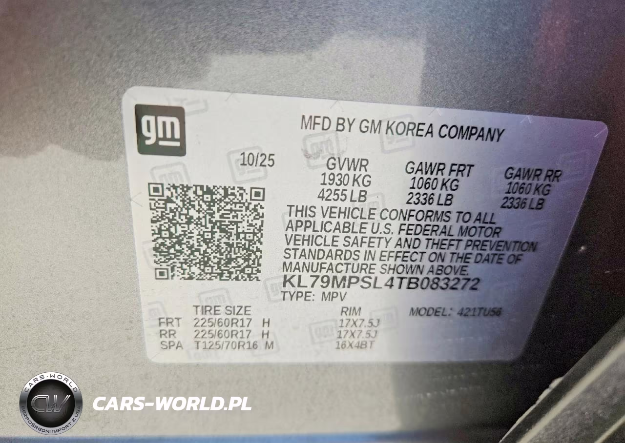 2026 Chevrolet Trailblazer Lt VIN:KL79MPSL4TB083272 - 13