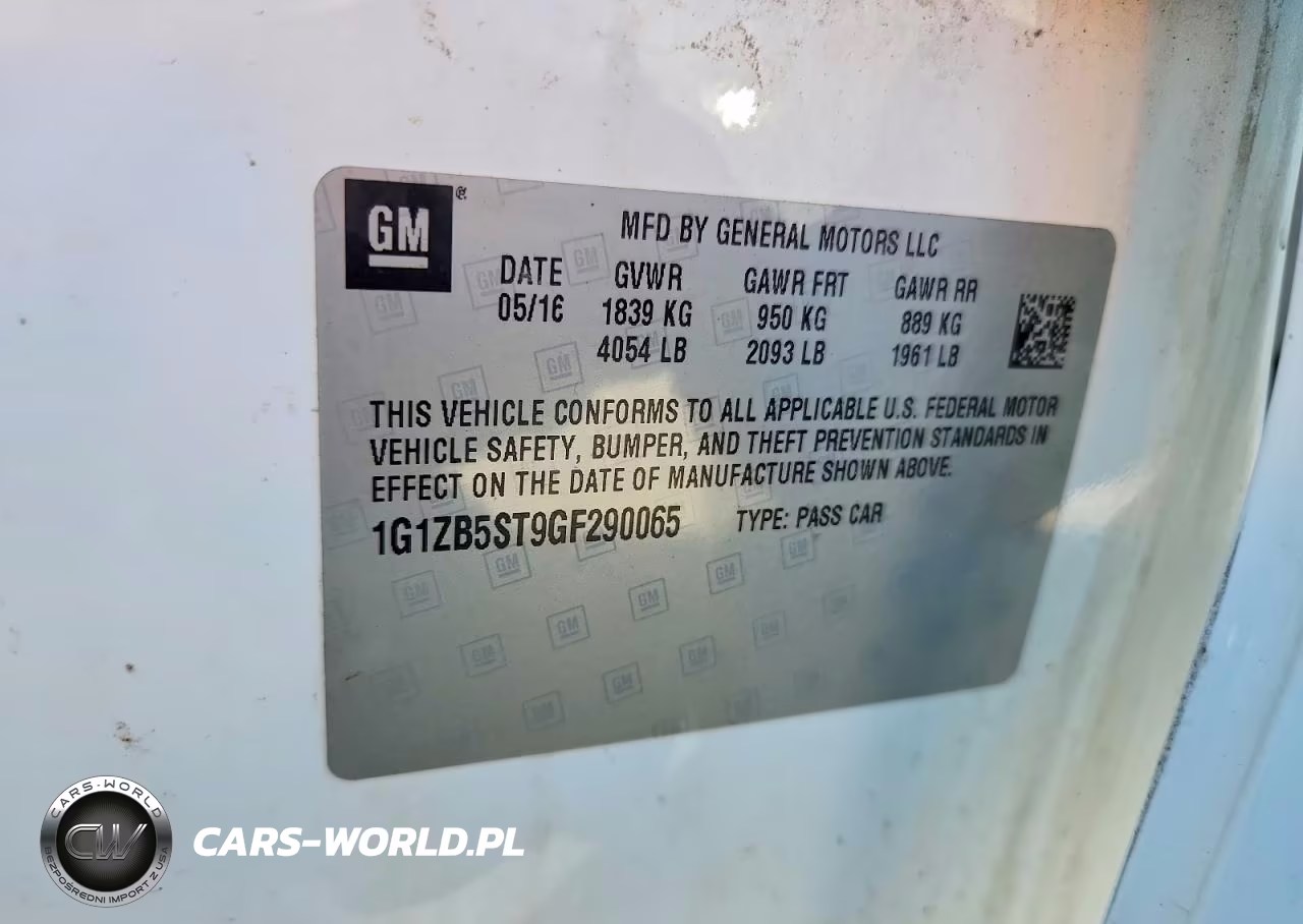2016 Chevrolet Malibu Ls VIN:1G1ZB5ST9GF290065 - 13