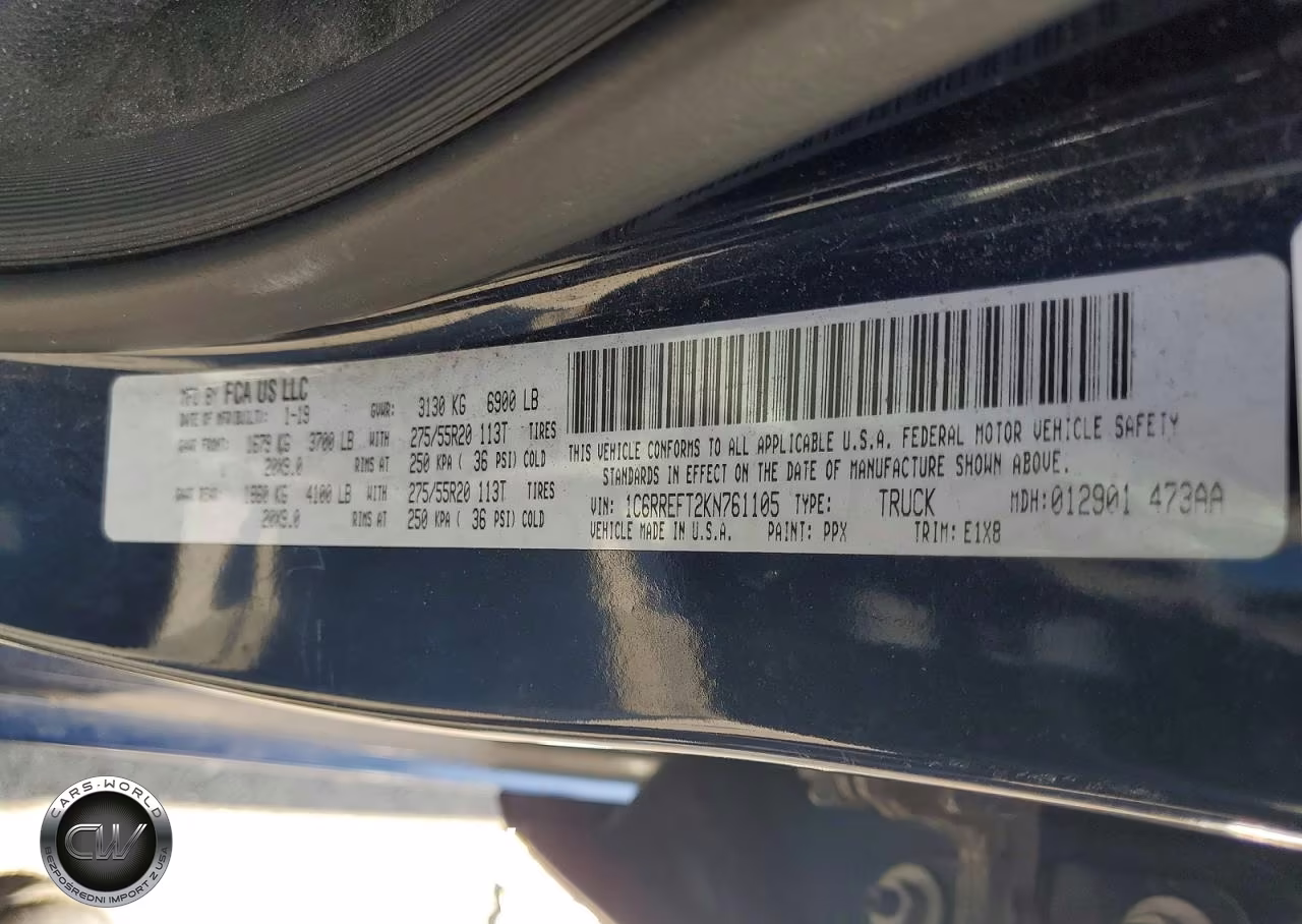 2019 Ram 1500 Big Horn-Lone Star VIN:1C6RREFT2KN761105 - 13