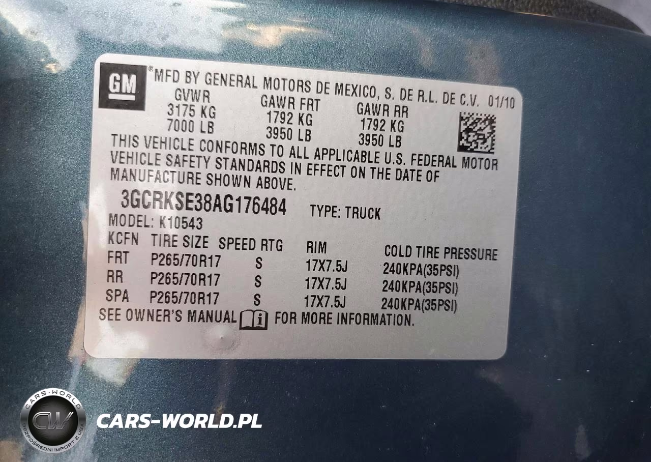 2010 Chevrolet Silverado K1500 Lt VIN:3GCRKSE38AG176484 - 12