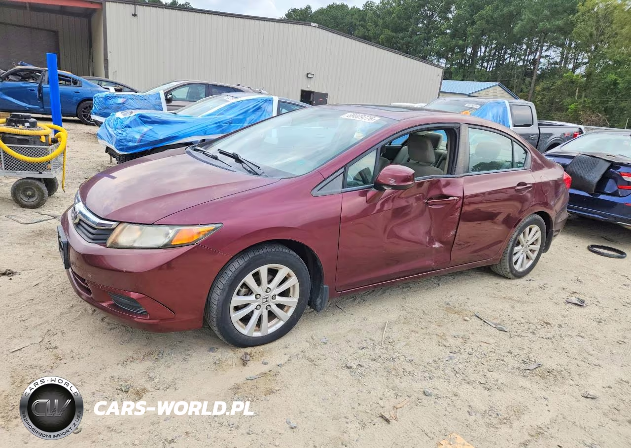 2012 Honda Civic Ex VIN:2HGFB2F80CH533335 - 1