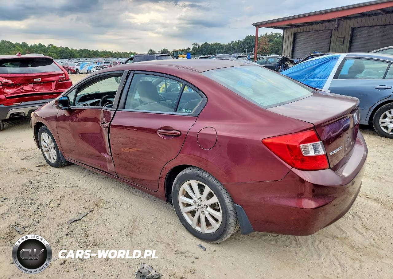 2012 Honda Civic Ex VIN:2HGFB2F80CH533335 - 2