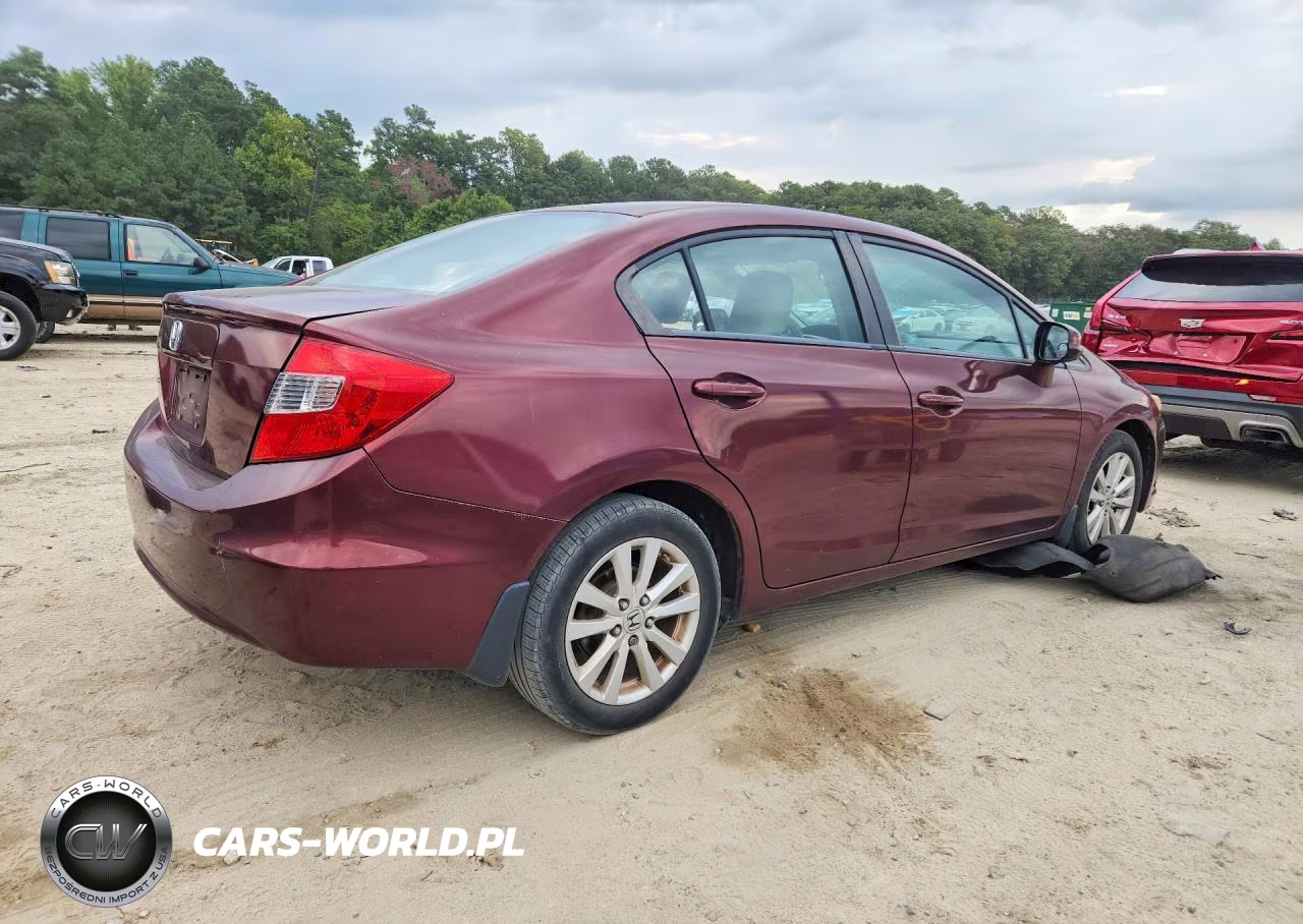2012 Honda Civic Ex VIN:2HGFB2F80CH533335 - 3