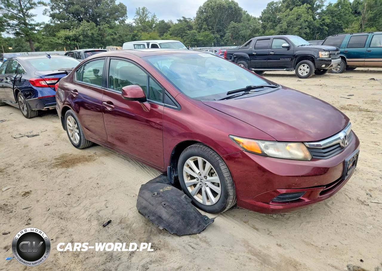 2012 Honda Civic Ex VIN:2HGFB2F80CH533335 - 4