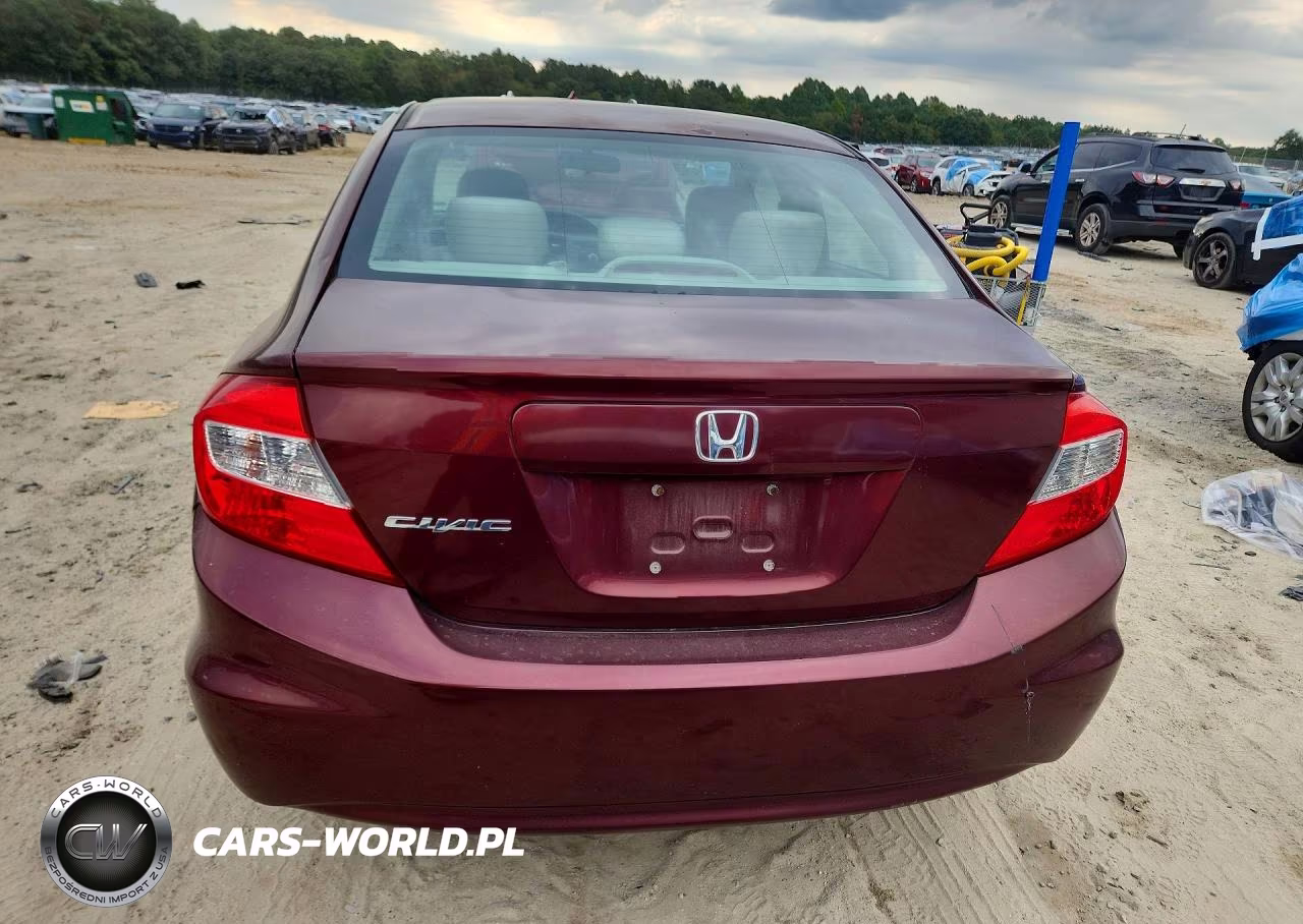 2012 Honda Civic Ex VIN:2HGFB2F80CH533335 - 6