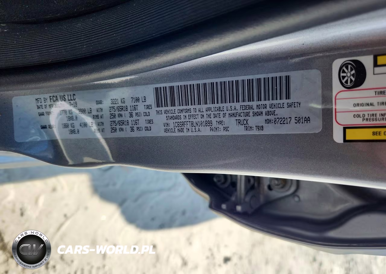 2020 Ram 1500 Big Horn-Lone Star VIN:1C6SRFFT8LN101899 - 12