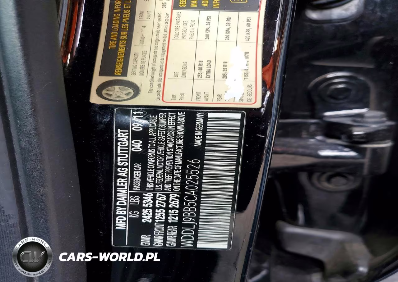 2012 Mercedes-Benz Cls 550 4Matic VIN:WDDLJ9BB5CA025526 - 13