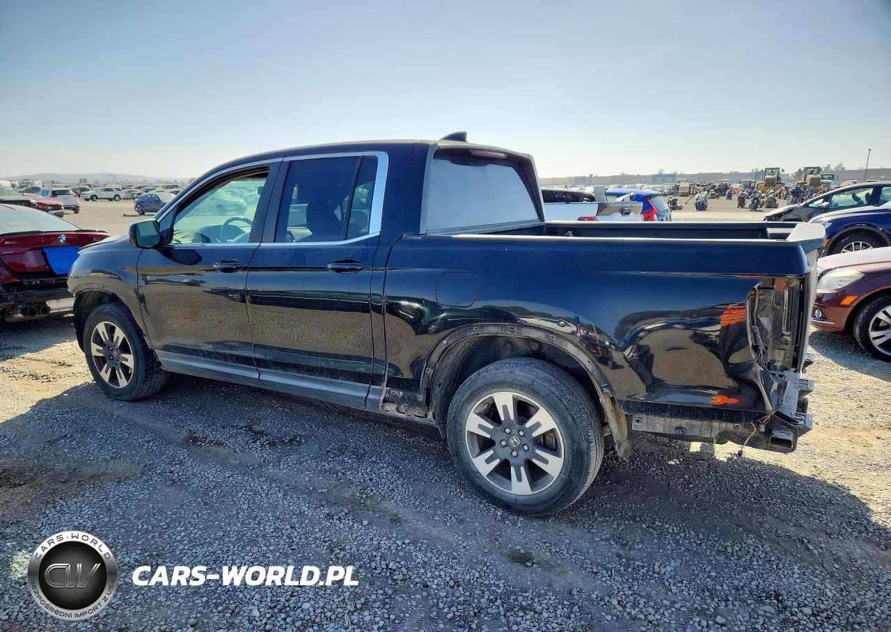 2017 Honda Ridgeline Rtl VIN:5FPYK3F58HB022351 - 2