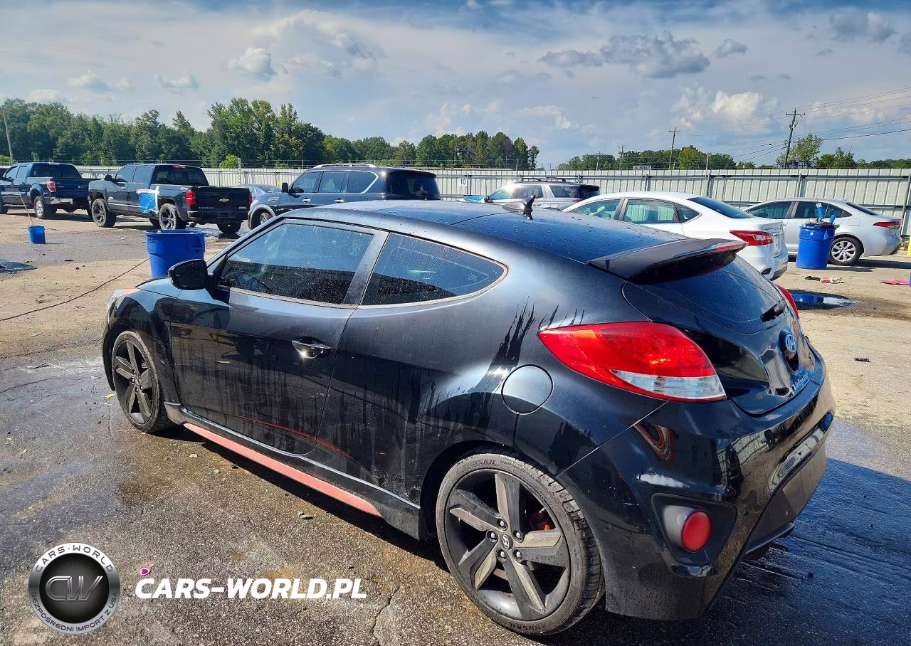 2015 Hyundai Veloster Turbo VIN:KMHTC6AE8FU232151 - 2