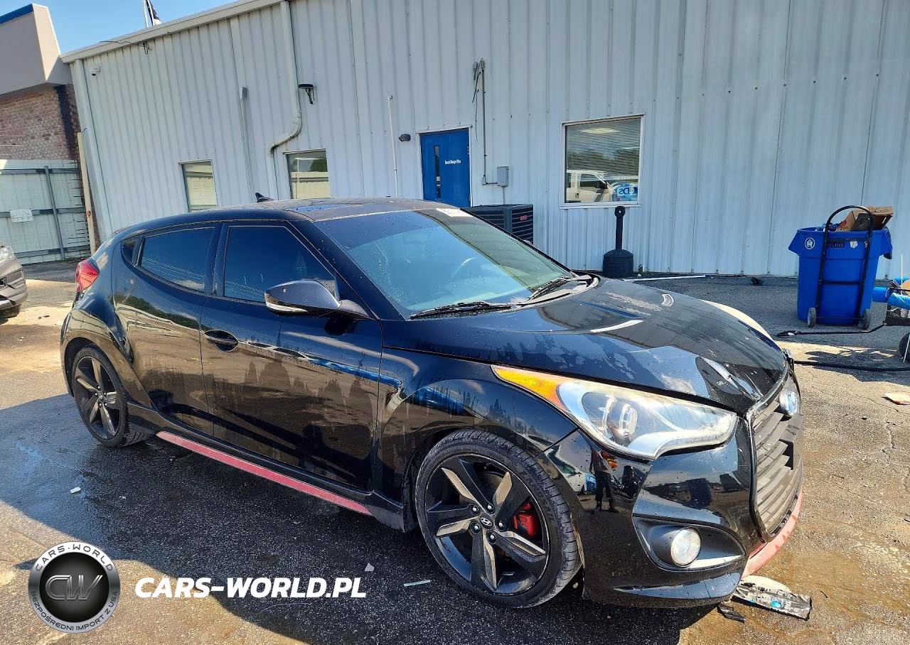 2015 Hyundai Veloster Turbo VIN:KMHTC6AE8FU232151 - 4