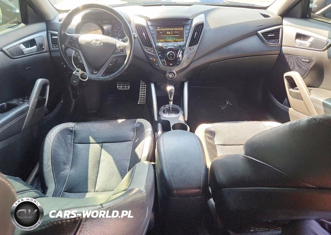 2015 Hyundai Veloster Turbo VIN:KMHTC6AE8FU232151 - 8