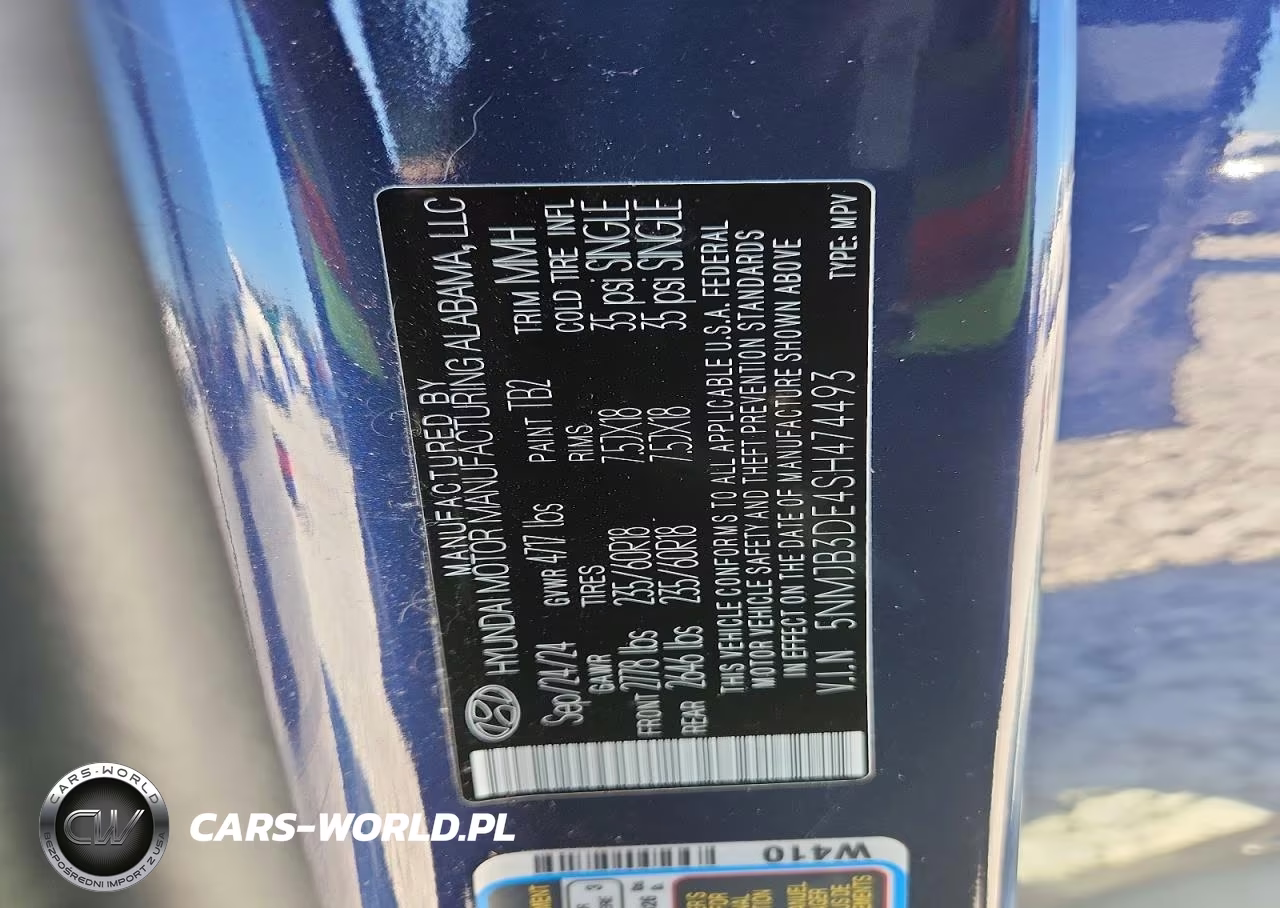 2025 Hyundai Tucson Sel VIN:5NMJB3DE4SH474493 - 14