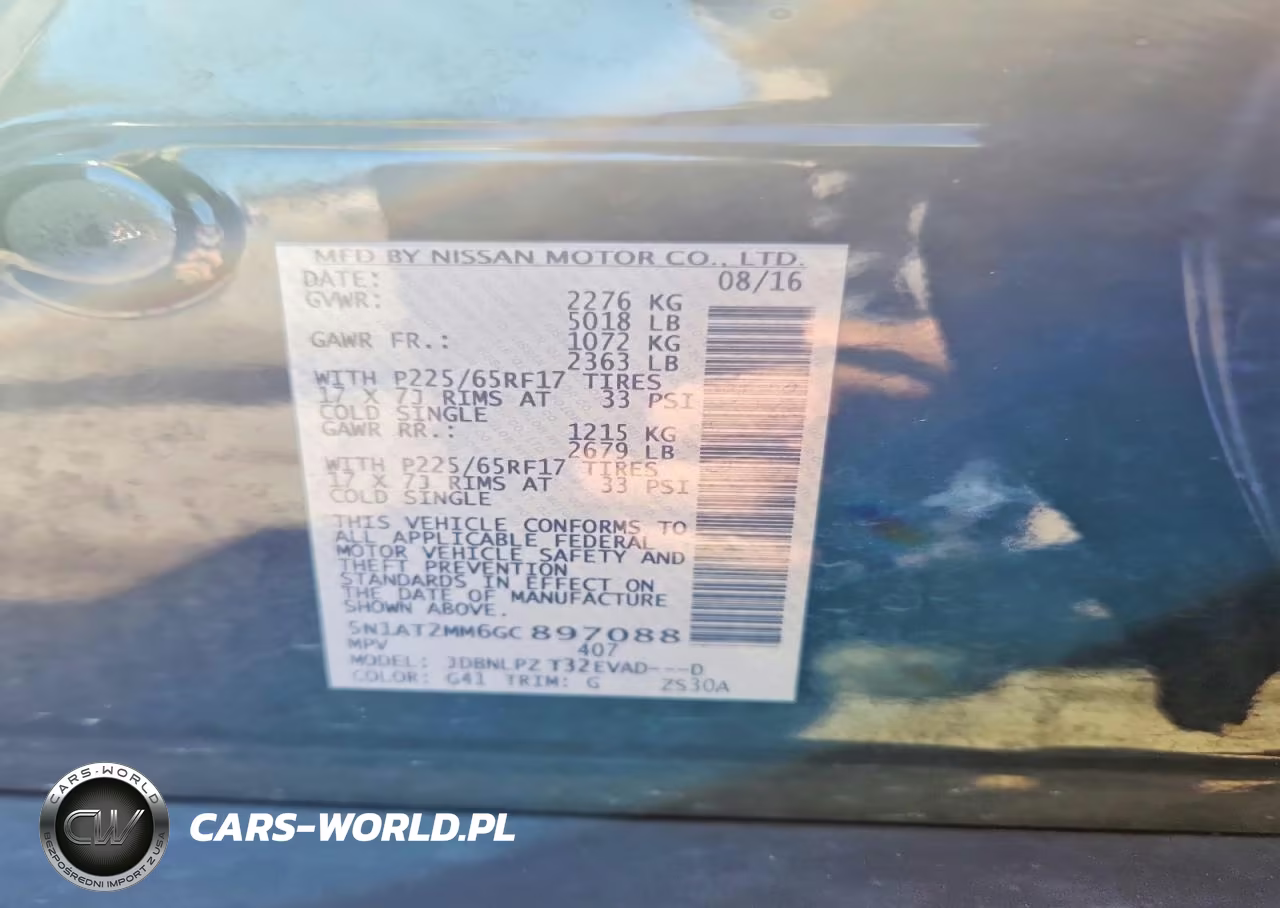 2016 Nissan Rogue VIN:5N1AT2MM6GC897088 - 14
