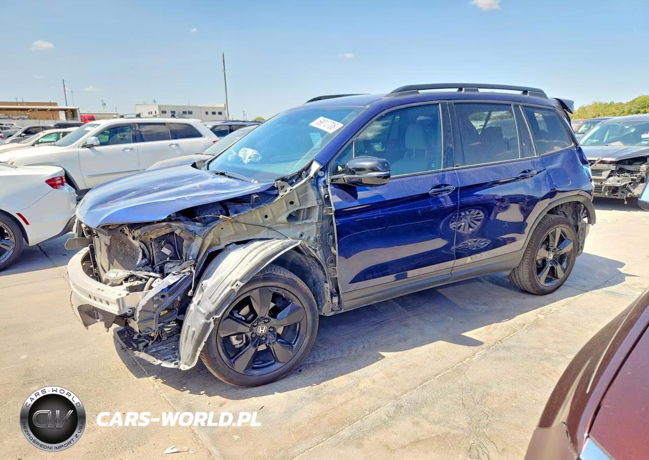 2021 Honda Passport Elite VIN:5FNYF8H01MB033777 - 1