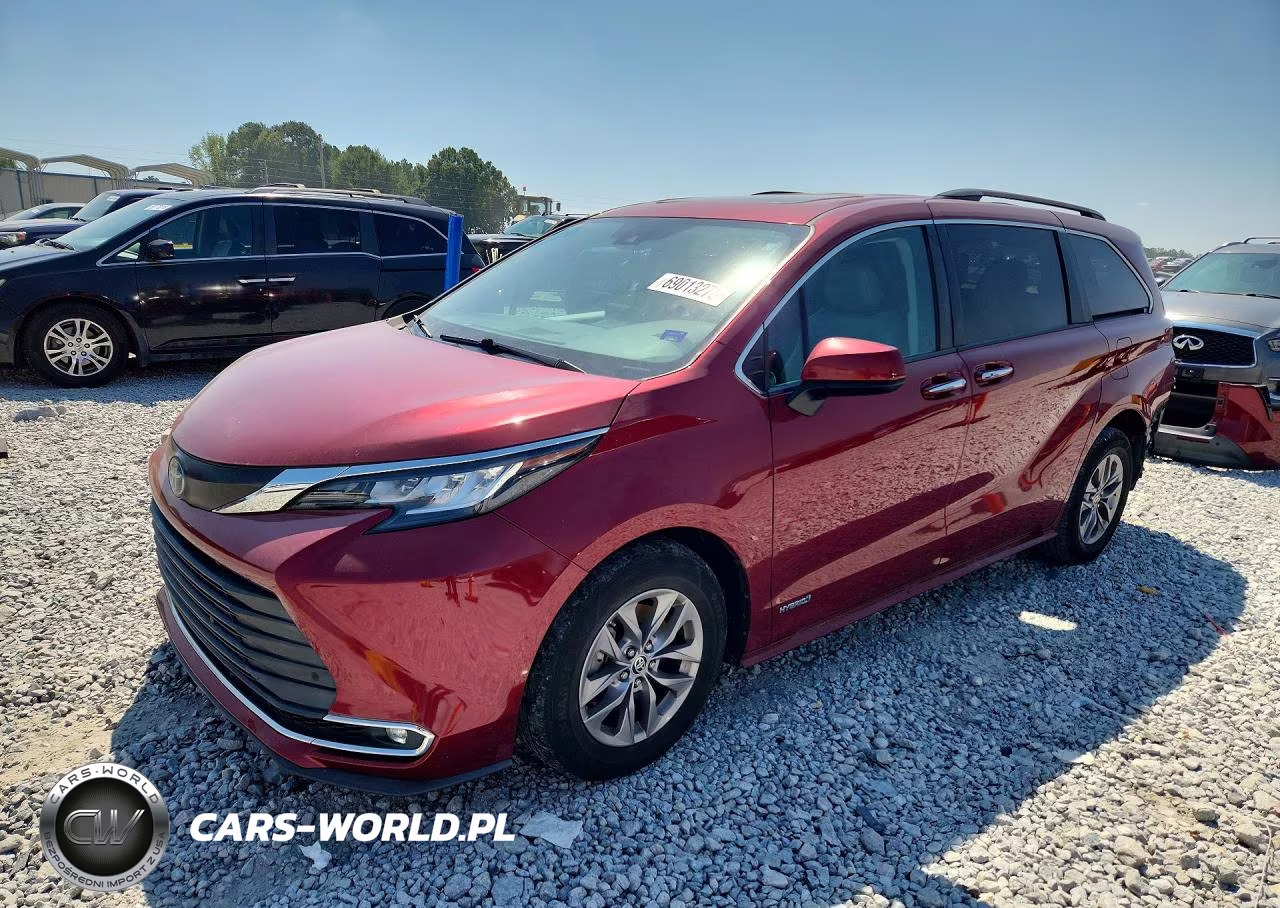 2021 Toyota Sienna Xle VIN:5TDJRKEC5MS006968 - 1