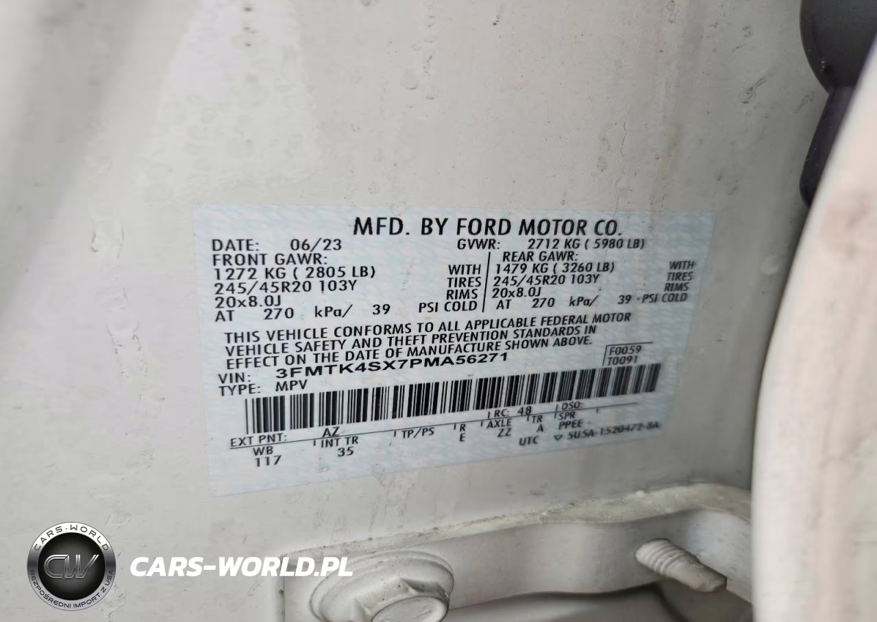 2023 Ford Mustang Mach-E Gt VIN:3FMTK4SX7PMA56271 - 13