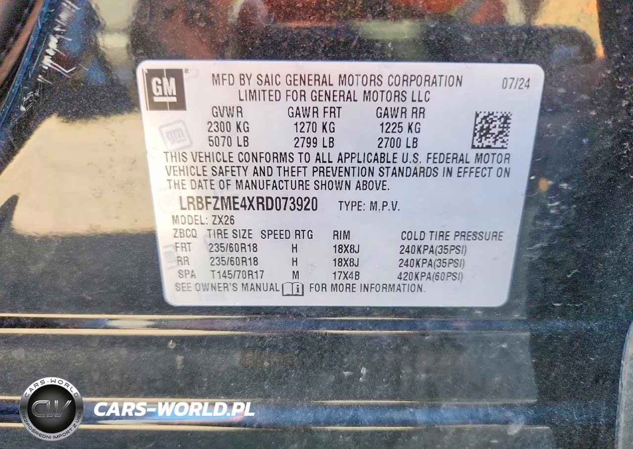 2024 Buick Envision Preferred VIN:LRBFZME4XRD073920 - 13