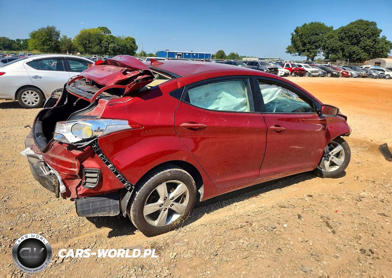 2011 Hyundai Elantra Gls VIN:KMHDH4AE8BU110247 - 3