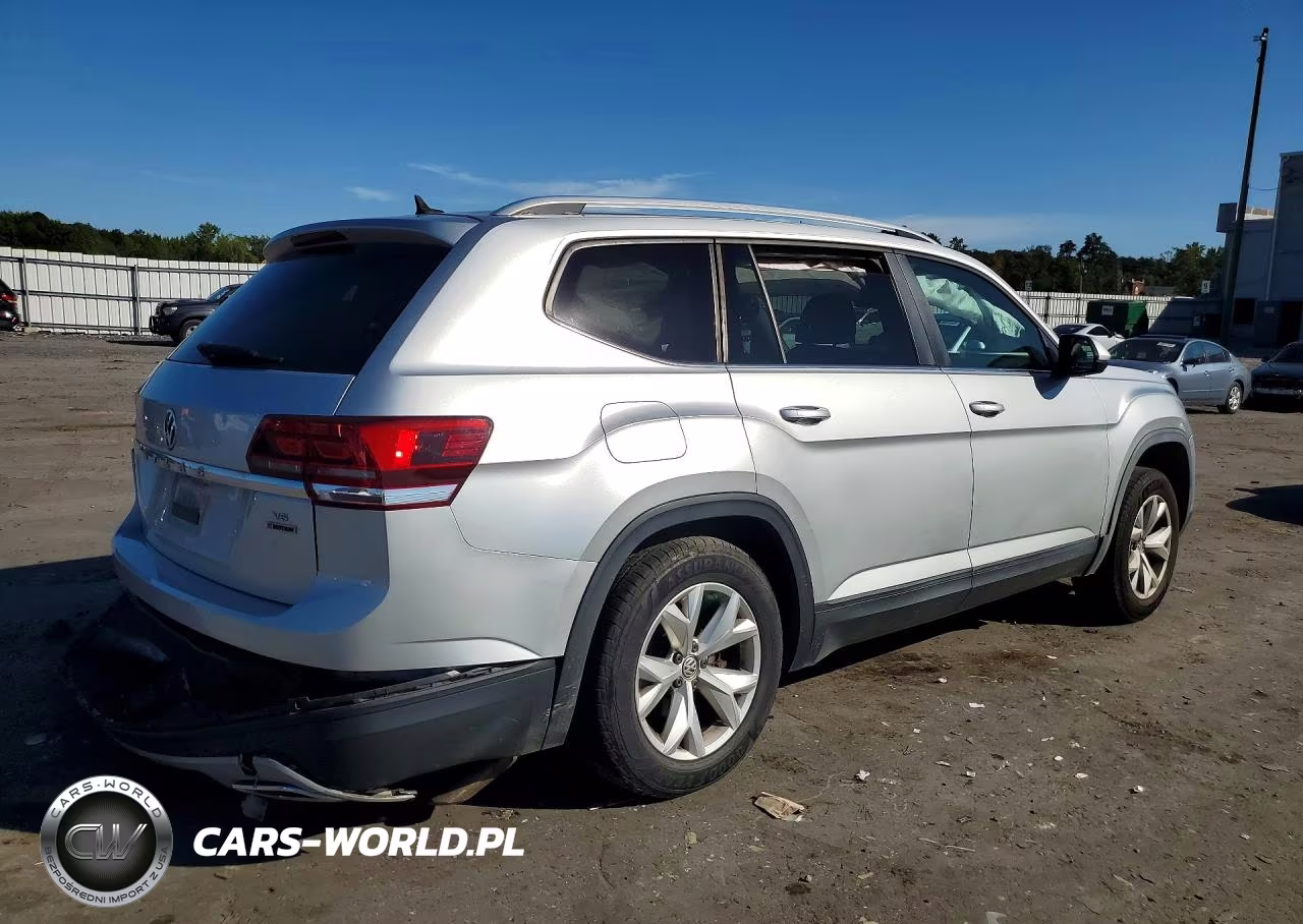2019 Volkswagen Atlas Se VIN:1V2UR2CA6KC544669 - 3