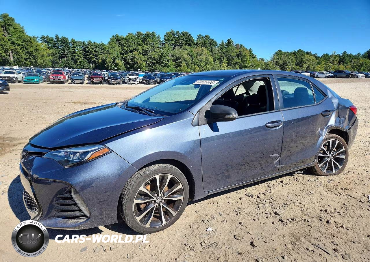 2019 Toyota Corolla Se VIN:2T1BURHE3KC217472 - 1