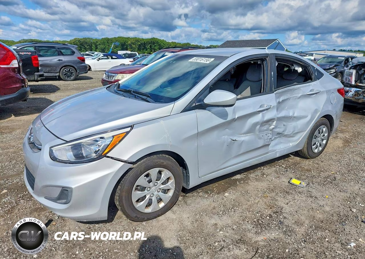 2017 Hyundai Accent Se VIN:KMHCT4AE2HU276542 - 1