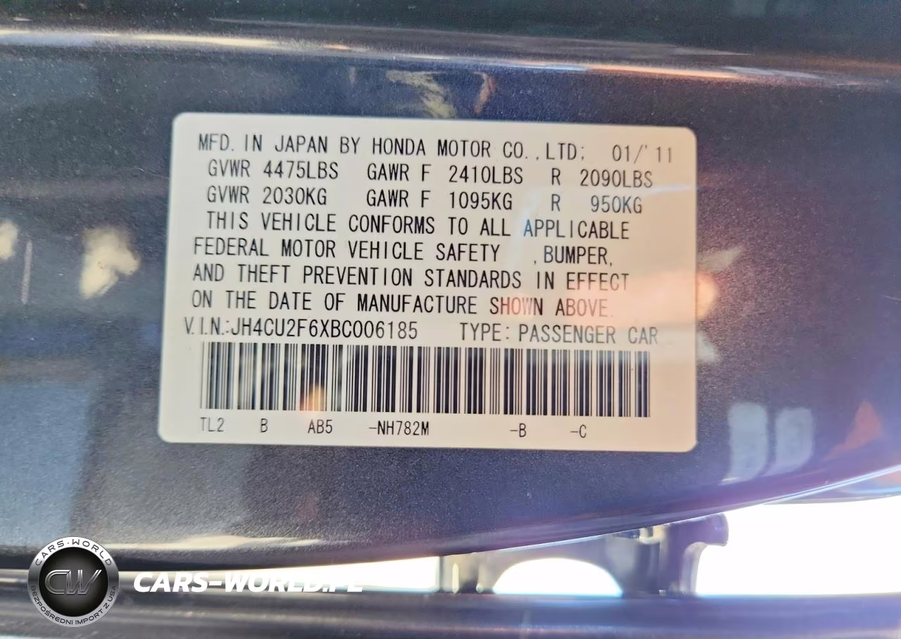 2011 Acura Tsx VIN:JH4CU2F6XBC006185 - 12