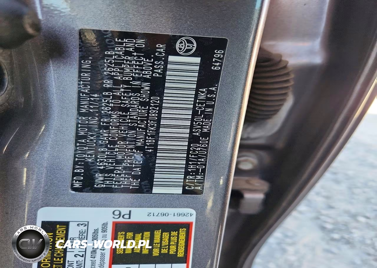 2015 Toyota Camry Le VIN:4T1BF1FK3FU892120 - 12
