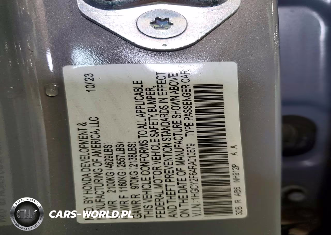 2024 Honda Accord Hybrid Exl VIN:1HGCY2F64RA010679 - 12