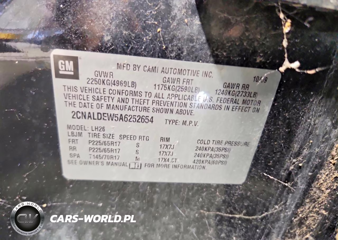 2010 Chevrolet Equinox Lt VIN:2CNALDEW5A6252654 - 13